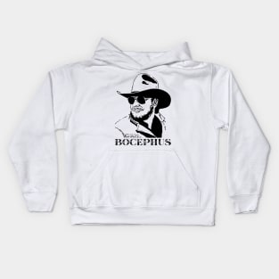 fan art bocephus vintage hank Kids Hoodie